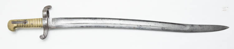 Sabre-baonnette de chasseurs napolitains vers 1850 puis de Bersagliers piemontais.